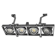 Κινητό Φωτιστικό Οροφής XF-GB 4 Ασημί 4XGu10 4x50W 230V@