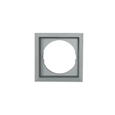 Μονό πλαίσιο Square 8844 Ασημί