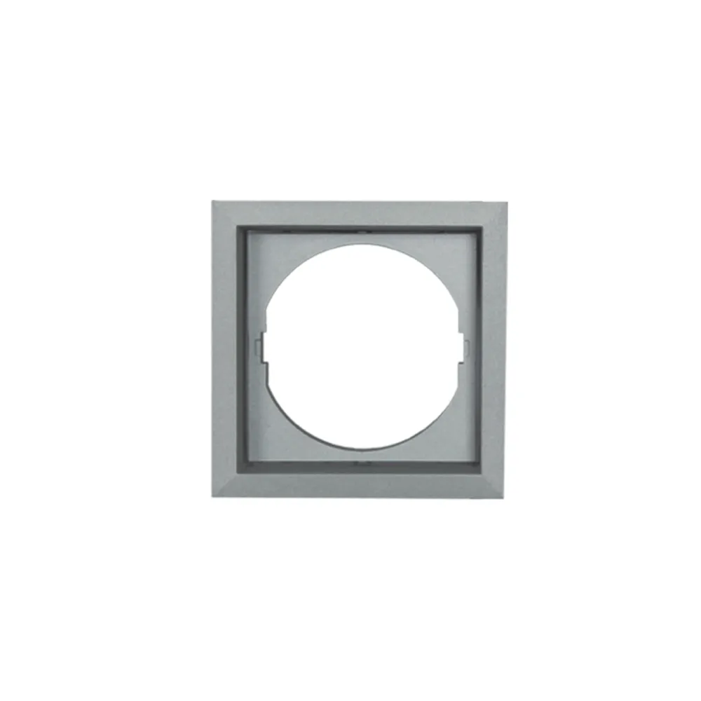 Μονό πλαίσιο Square 8844 Ασημί