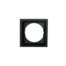 Μονό πλαίσιο Square 8844 Μαύρο