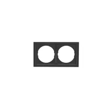 Διπλό πλαίσιο Square 8844 Μαύρο