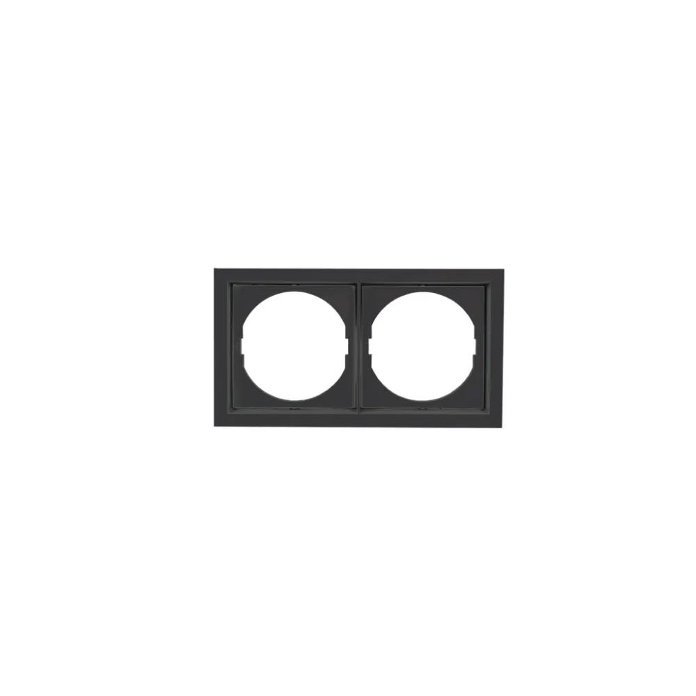 Διπλό πλαίσιο Square 8844 Μαύρο