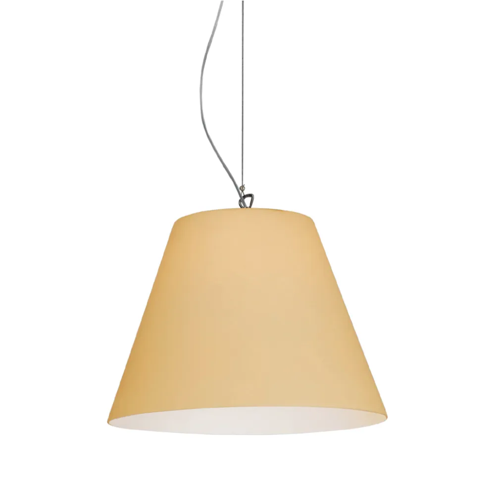 Pot Μονόφωτο κίτρινο Ε27  (d.40-h.35cm)