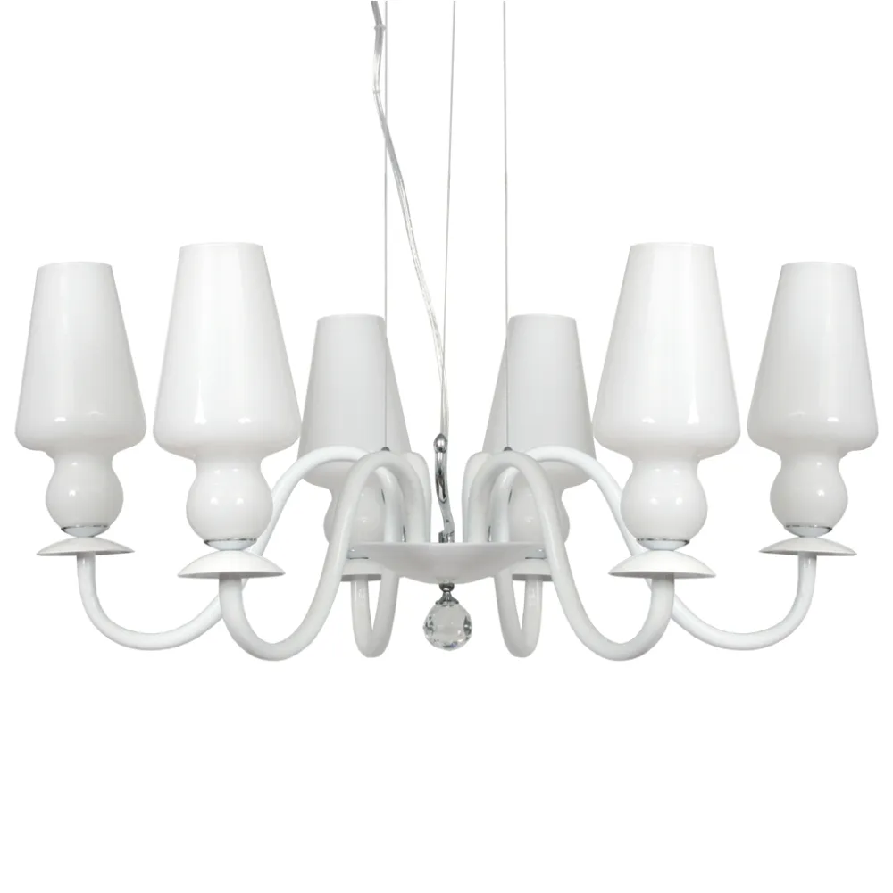 Κρεμαστό Φωτιστικό CLASS 6xG9 Λευκό (d.70-h.36cm)