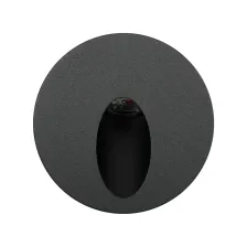 Χωνευτό Φωτιστικό Angle-N Μαύρο 3W 3000K 80° IP65 w8cm