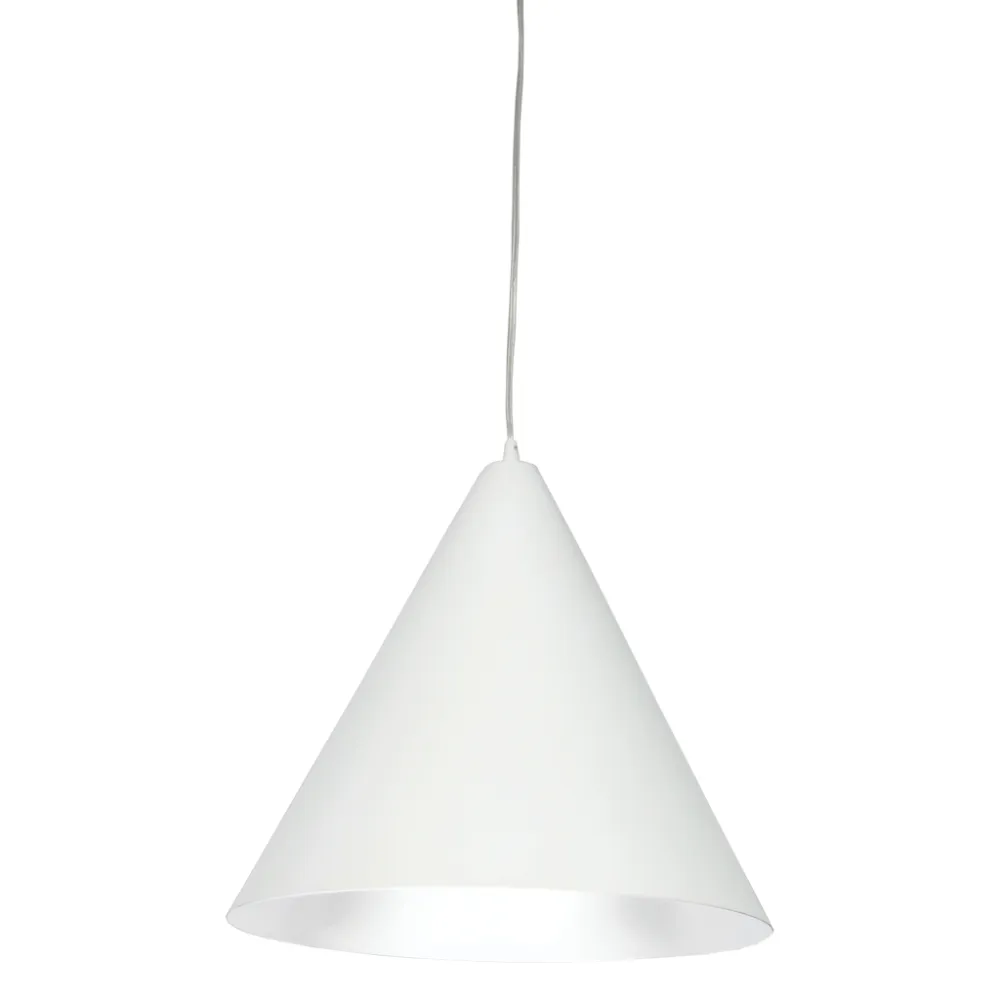 Κρεμαστό Φωτιστικό FERARA Λευκό 1xE27 (d.35-h.30cm)