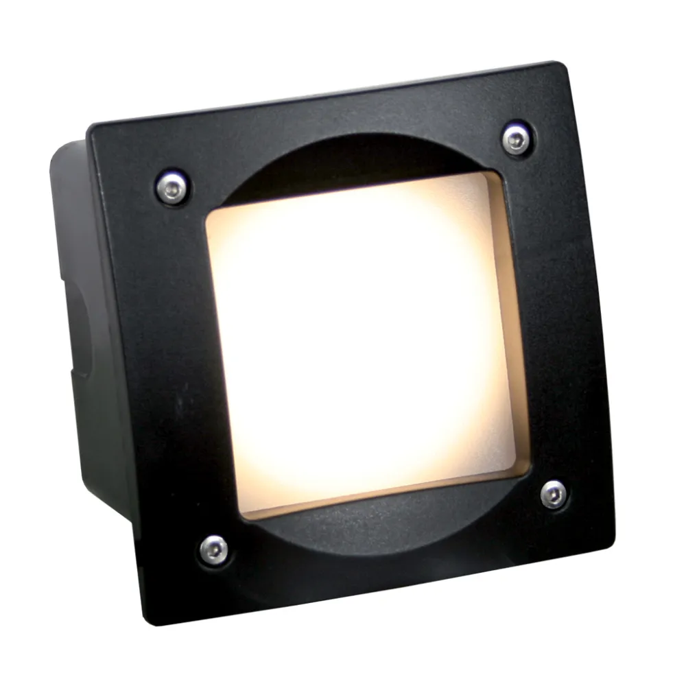 Χωνευτό Φωτιστικό Tetra GX53 Max11W IP66 Με 3 Πλαίσια Σε Χρώμα Μάυρο/Λευκό/Ασημί w11.1d8.7cm 230V