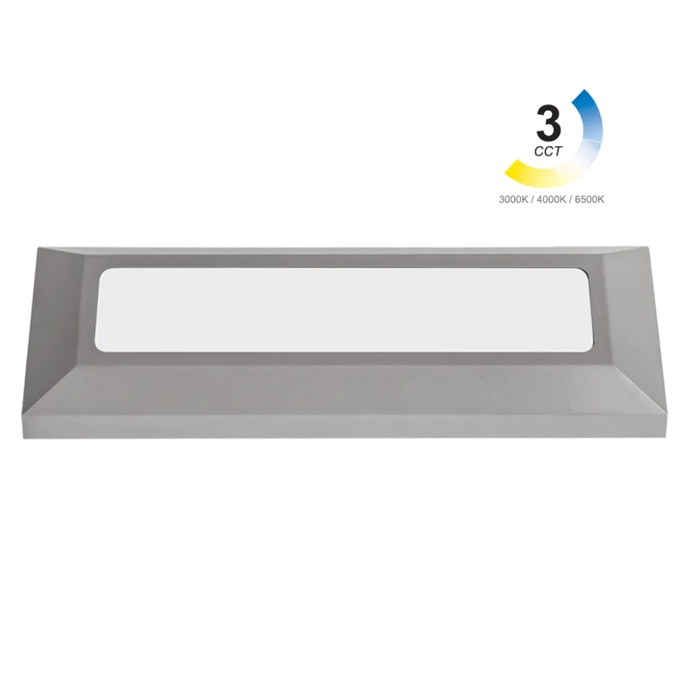 Φωτιστικό CERN LED 4W CCT Change 3000/4000/6500K IP65 Ασημί