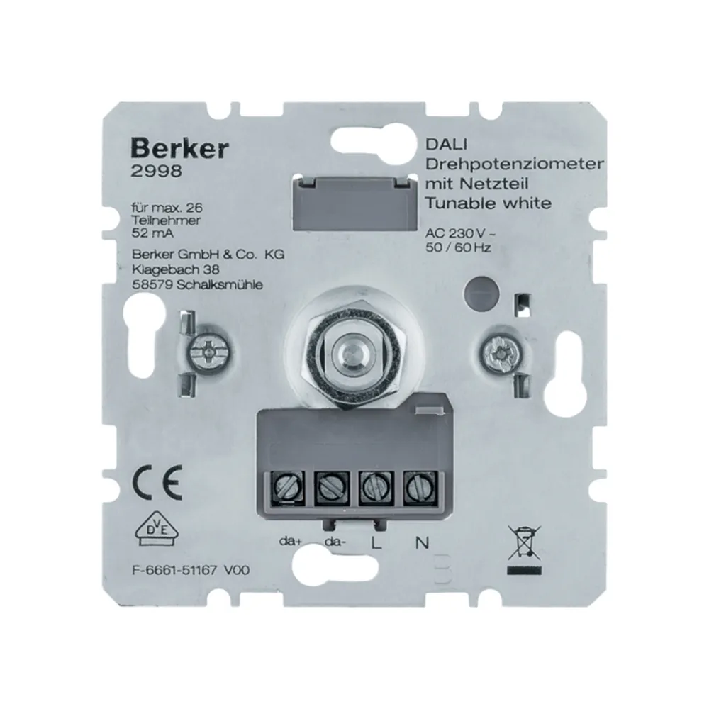 Ρυθμιστής Φωτισμού Dali με τροφοδοσία 230V Tunable white