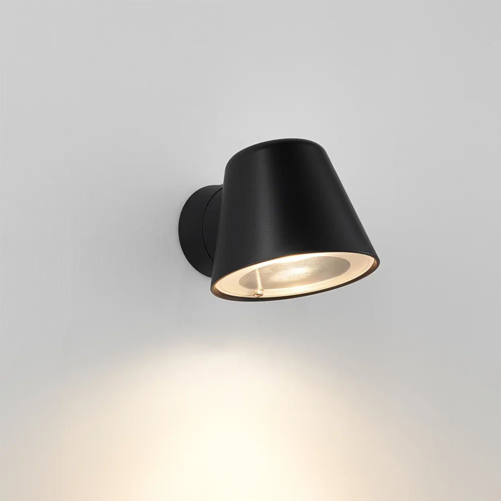 Επίτοιχο Φωτιστικό Bat GU10 7W IP44 Μαύρο Seaside Class,ABS&PC,h9.2d11.8cm