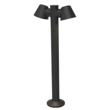 Φωτιστικό εδάφους Bat GU10 2x7W IP44 Μαύρο Seaside Class,ABS&PC h65d15cm