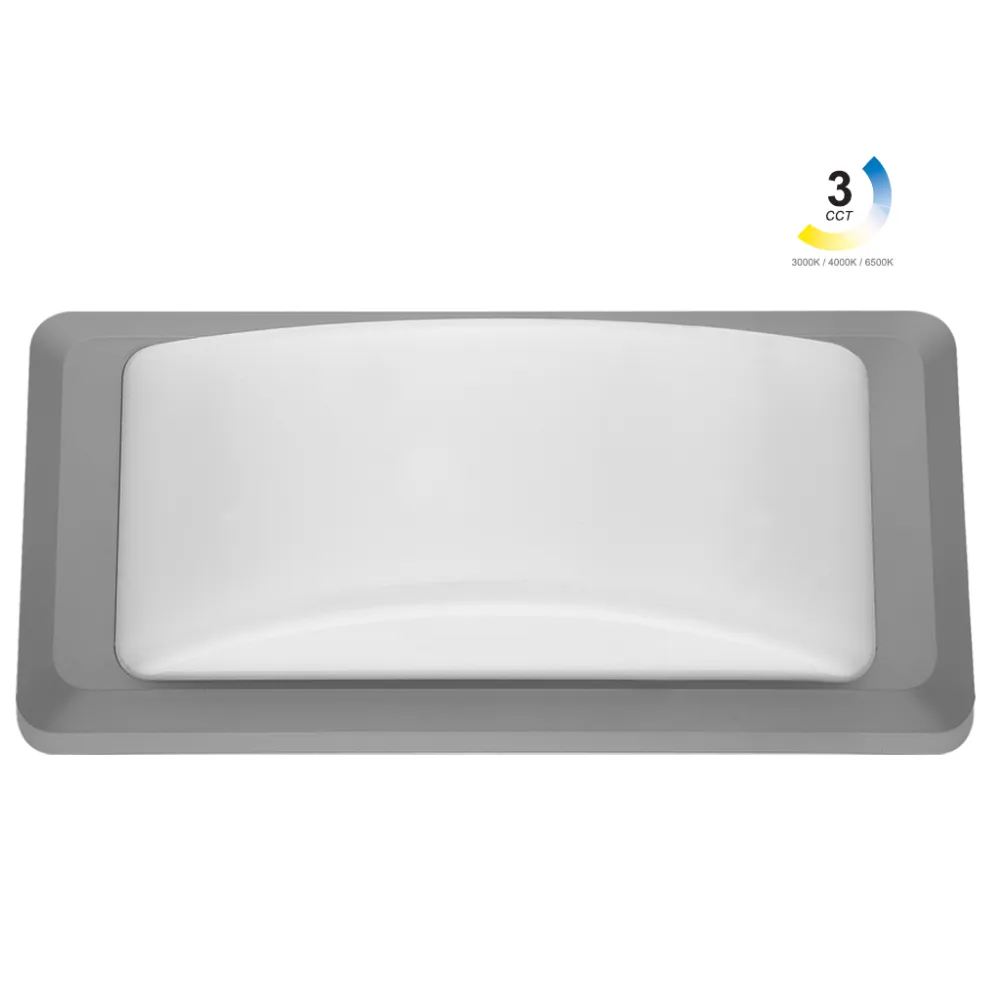 Φωτιστικό Arc 3CCT Led 12W 3000/4000/6500K IP65 Ασημί