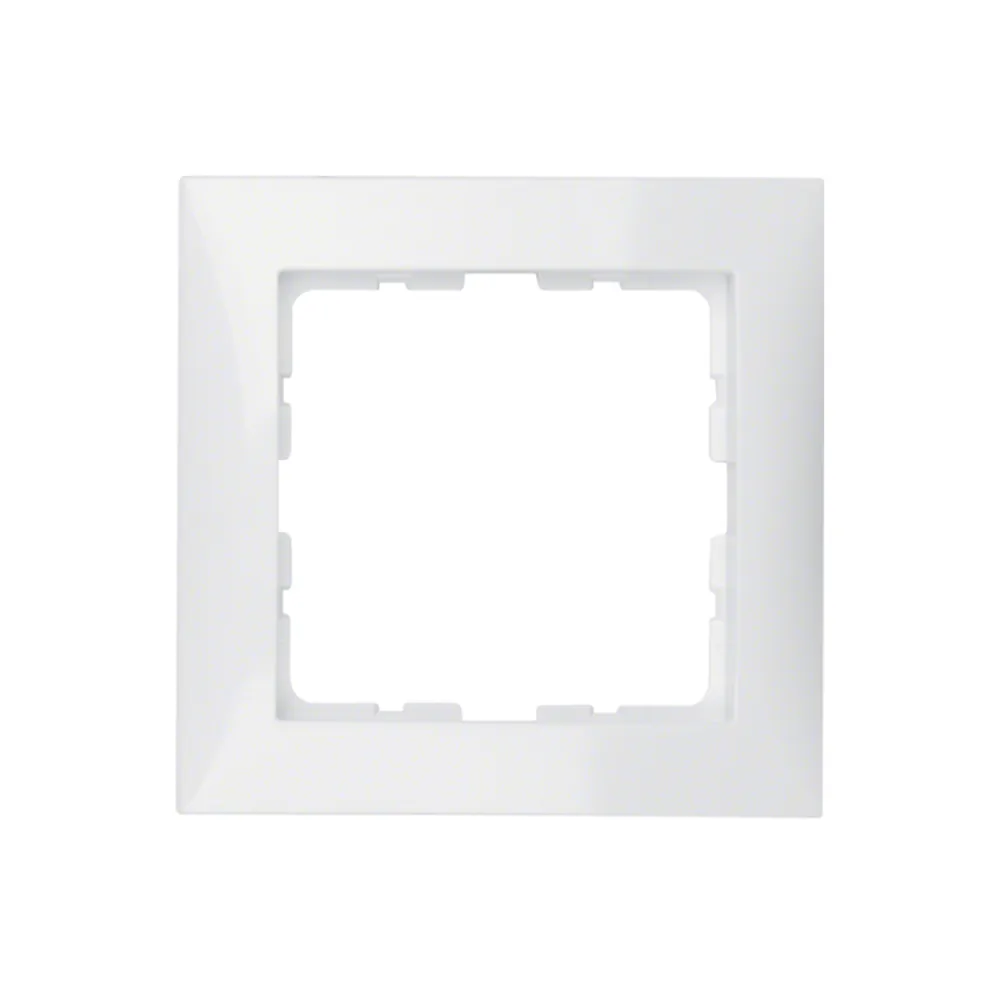 Πλαίσιο Hager Μονό S1 Λευκό Γυαλιστερό