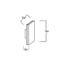 Στρογγυλή κολώνα φωτισμού 65cm για Moda Led Μαύρο d6cm