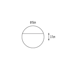 Εξωτερικό Φωτιστικό Solo 9W 3000K IP65 Ανθρακί 100-240VAC w15d3.7cm
