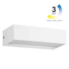 Επίτοιχο φωτιστικό Brick Led 9W Λευκό 3CCT Change 3000/4000/6500K IP65