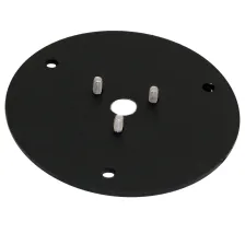 Βάση Φωτιστικού Nest Σταθερής τοποθέτησης Μαύρη 10cm με κατάλληλες βίδες τοποθέτησης σε επιφάνεια