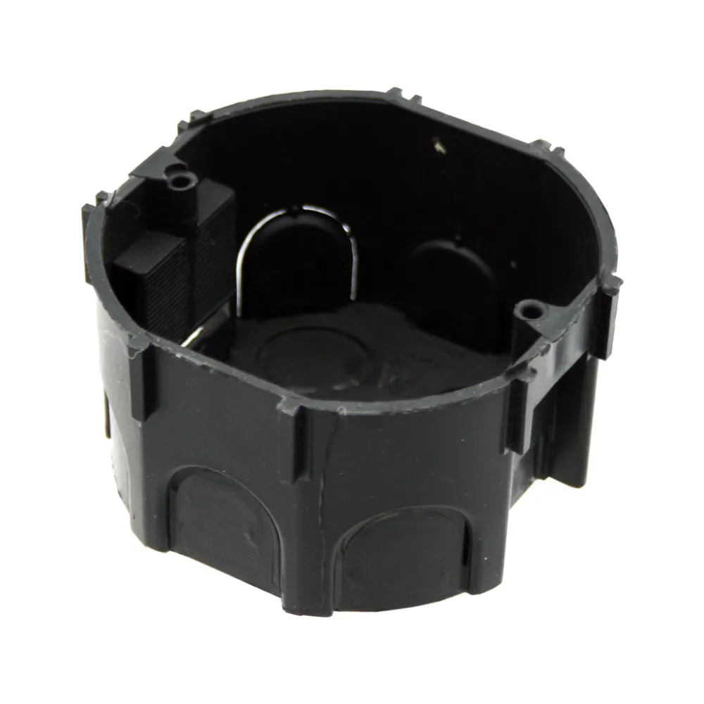 Κουτί Διακοπτών Συνδεόμενo Frame d7.5h4.1cm Μαύρο Πλαστικό 400V