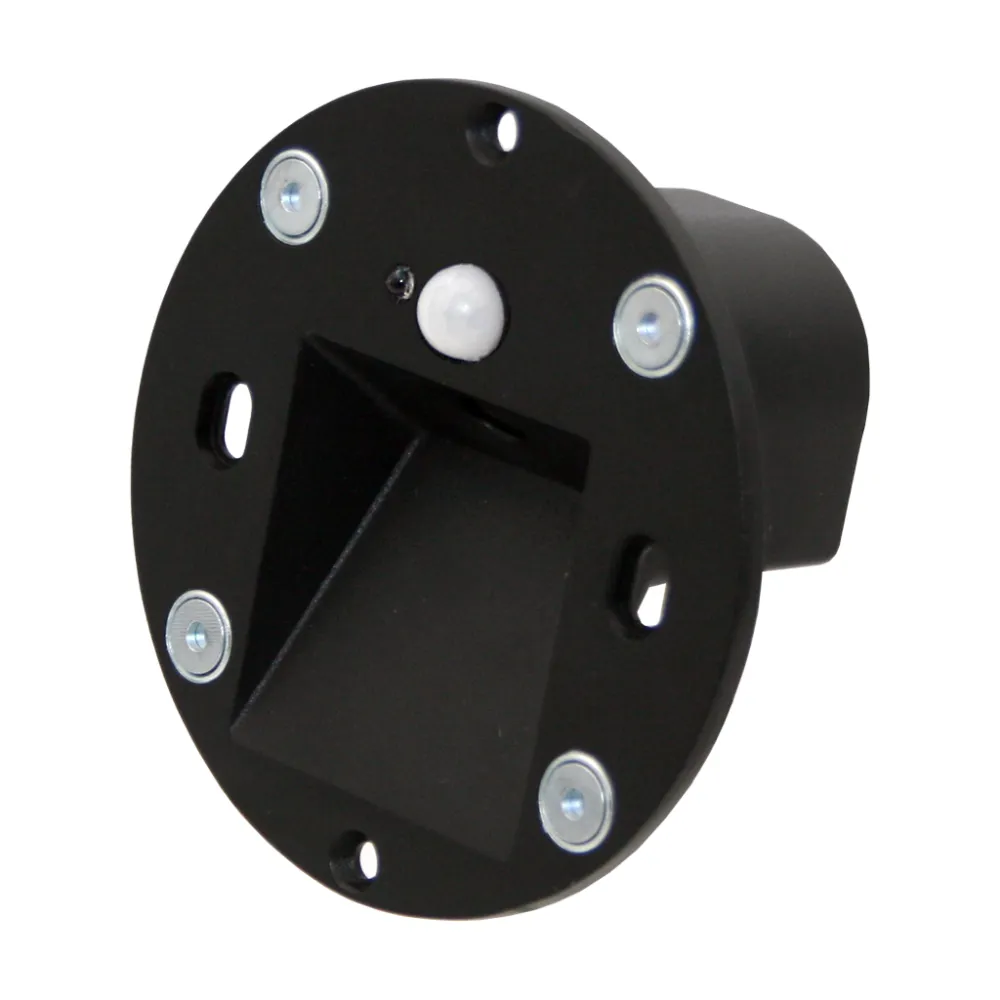 Χωνευτό Φωτιστικό Mikro Μαύρο 3W CCT3 3000/4000/6000K IP65 d8.7w4.5cm 85-265V Με Sensor Κοπή6.7cm