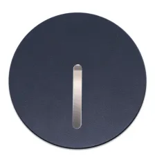 Στρογγυλό Κάλυμμα Φωτιστικού Mikro Μαύρο Για Δέσμη Τύπου Λεπίδα 24° Χωρίς Sensor d9.1cm Αλουμίνιο