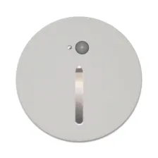 Στρογγυλό Κάλυμμα Φωτιστικού Mikro Λευκό Για Δέσμη Τύπου Λεπίδα 24° Για Sensor d9.1cm Αλουμίνιο