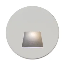 Στρογγυλό Κάλυμμα Φωτιστικού Mikro Λευκό Για Δέσμη Τύπου Τραπέζιο 52° Χωρίς Sensor d9.1cm Αλουμίνιο