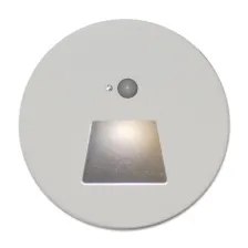 Στρογγυλό Κάλυμμα Φωτιστικού Mikro Λευκό Για Δέσμη Τύπου Τραπέζιο 52° Για Sensor d9.1cm Αλουμίνιο