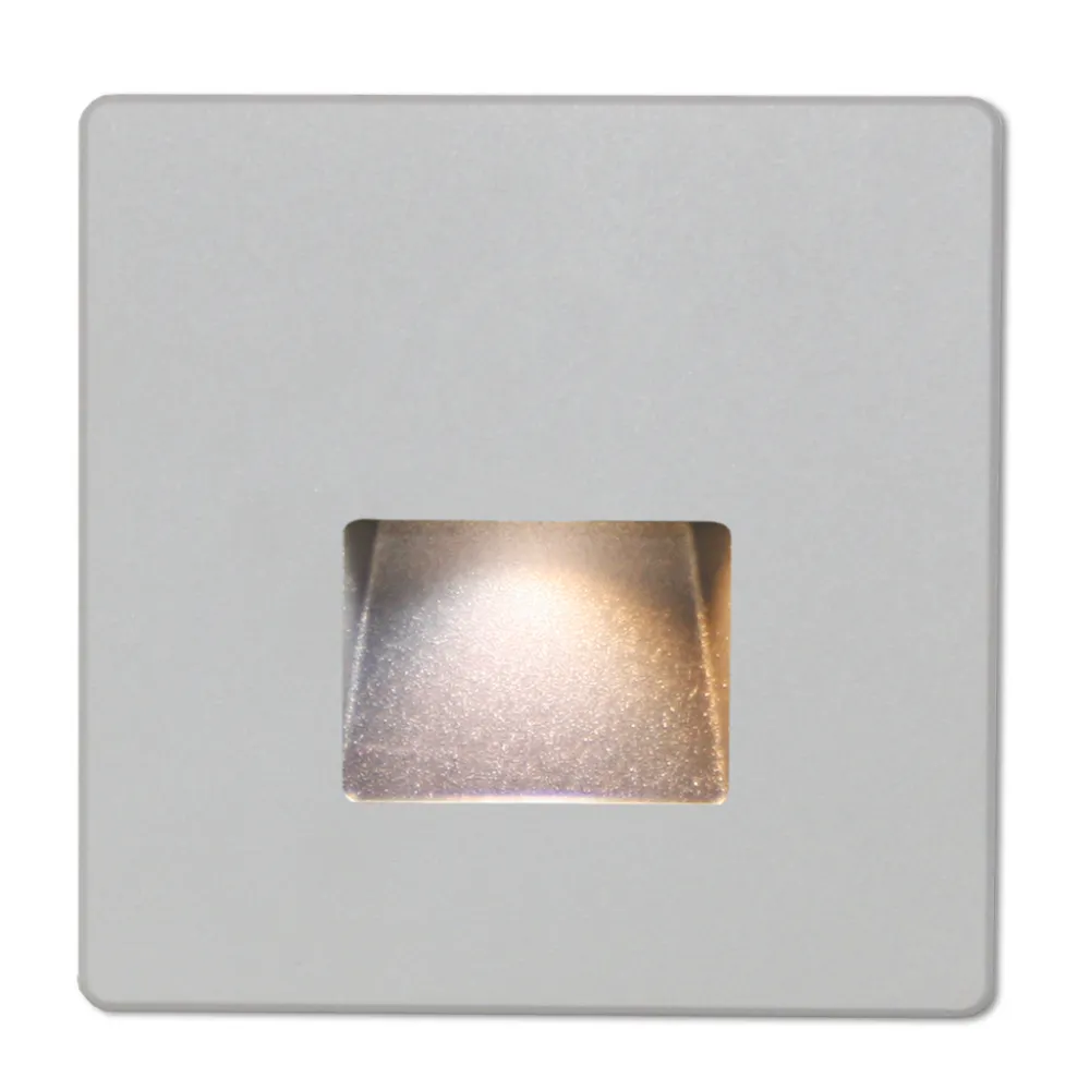 Τετράγωνο Κάλυμμα Φωτιστικού Mikro Λευκό Για Δέσμη Τύπου Τετράγωνο 60° Χωρίς Sensor l9w9cm Αλουμίνιο