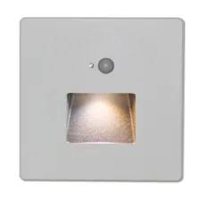 Τετράγωνο Κάλυμμα Φωτιστικού Mikro Λευκό Για Δέσμη Τύπου Τετράγωνο 60° Για Sensor l9w9cm Αλουμίνιο