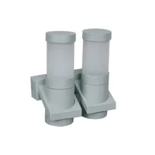 Φωτιστικό στεγανό επίτοιχο 2x9W E27 Bull IP44@