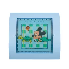 Φωτιστικό οροφής/επίτοιχο DISNEY BABY 1 2xE27 (40x40xh.10cm)