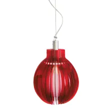 Disc Μονόφωτο κόκκινο Ε27 (d.20-h.38cm)