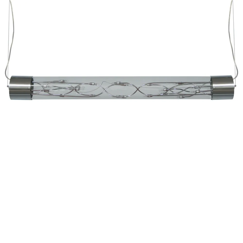 Κρεμαστό Φωτιστικό TUBE 20xG4  (l.88-w.8-h.150cm) Νίκελ