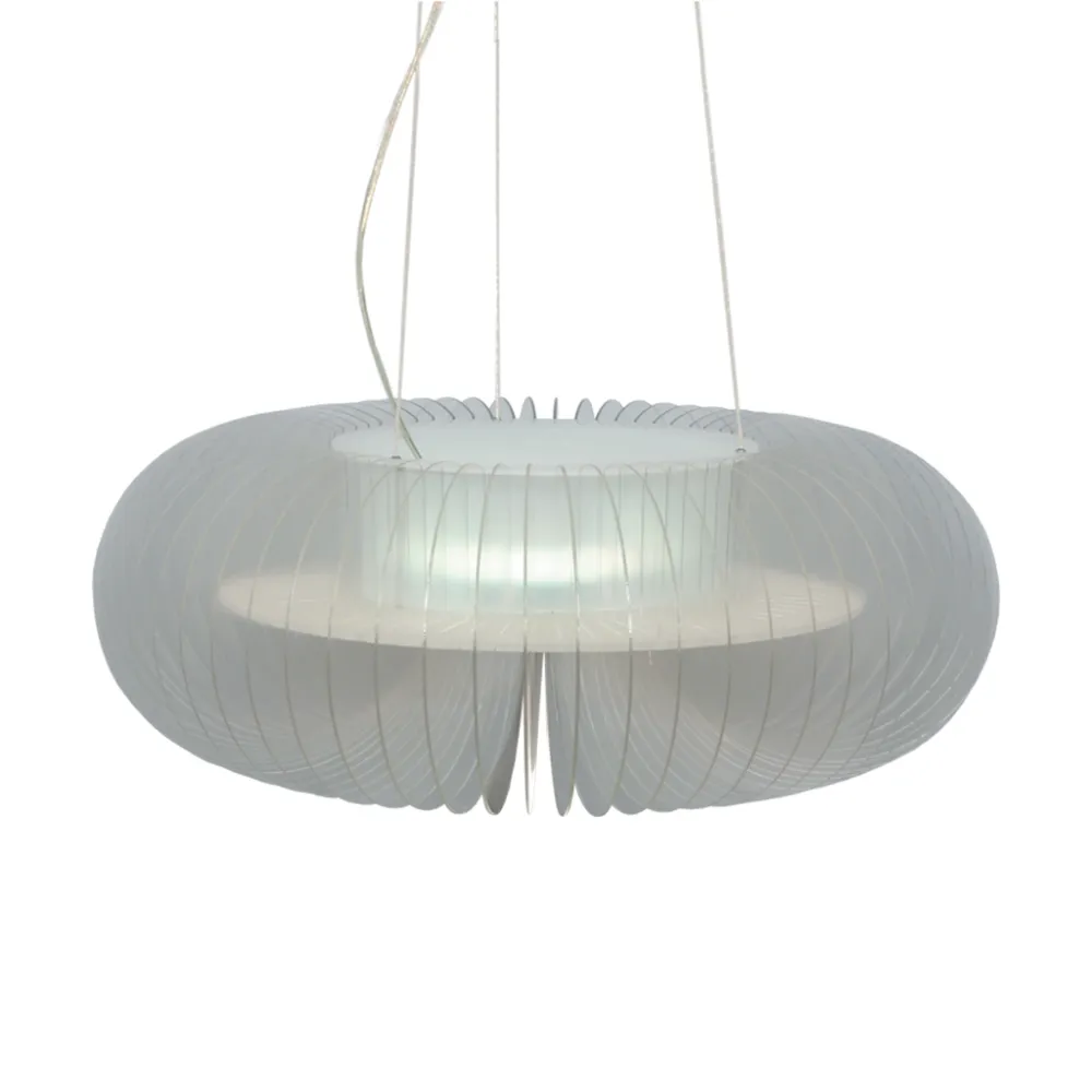 Κρεμαστό Φωτιστικό FRAME 1xT5 (d.55-21cm) Νίκελ