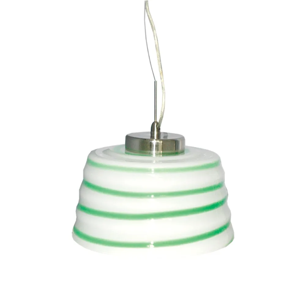 Coco Green μονόφωτο Φ24(λευκό με πράσινο)