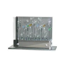 Επιτραπέζια Λάμπα FAIRY 5xG4 Χρώμιο με κρύσταλλα (l.31-h.22cm)