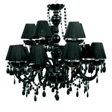 Πολυέλαιος BLACK 15xE14 Ακρυλικό (d.87-h.74cm)