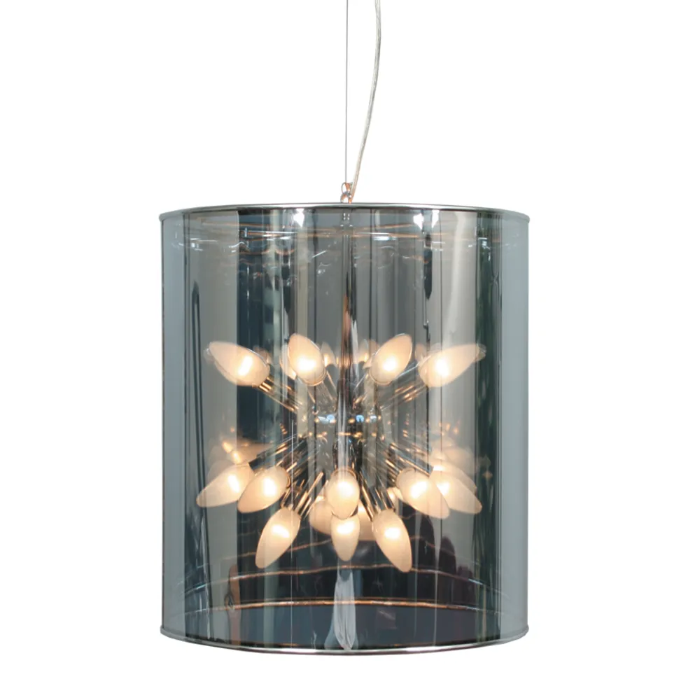 Glow Δωδεκάφωτο, ημιδιάφανο καπέλο Φ40x47cm,h.90cm max