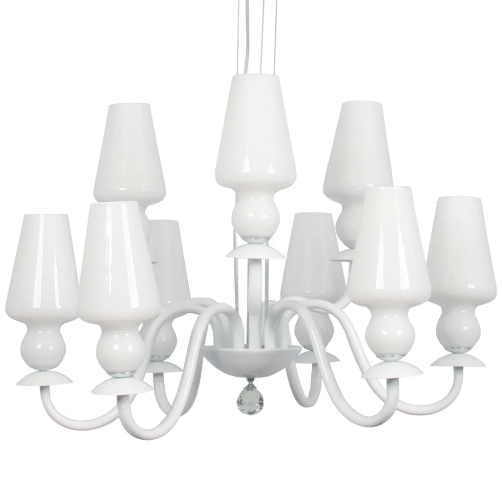 Κρεμαστό Φωτιστικό CLASS 9xG9 Λευκό (d.70-h.47cm)