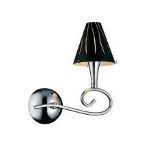 Επίτοιχο Φωτιστικό LUNA BLACK 1xG9 (Δεξιά Κατεύθυνση) (l.26-h.26cm)