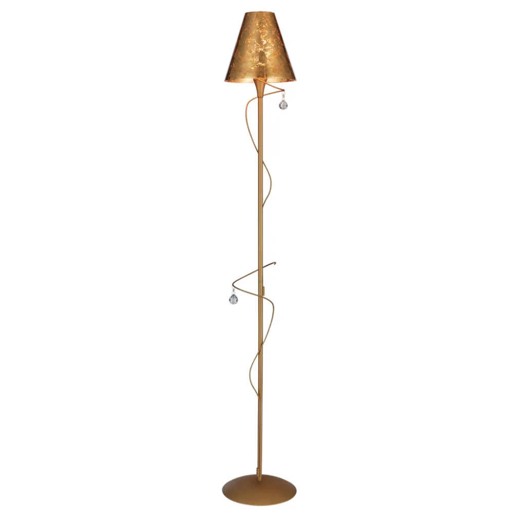 Φωτιστικό Δαπέδου LUNA GOLD 1xE27 (d.27-h.160cm)