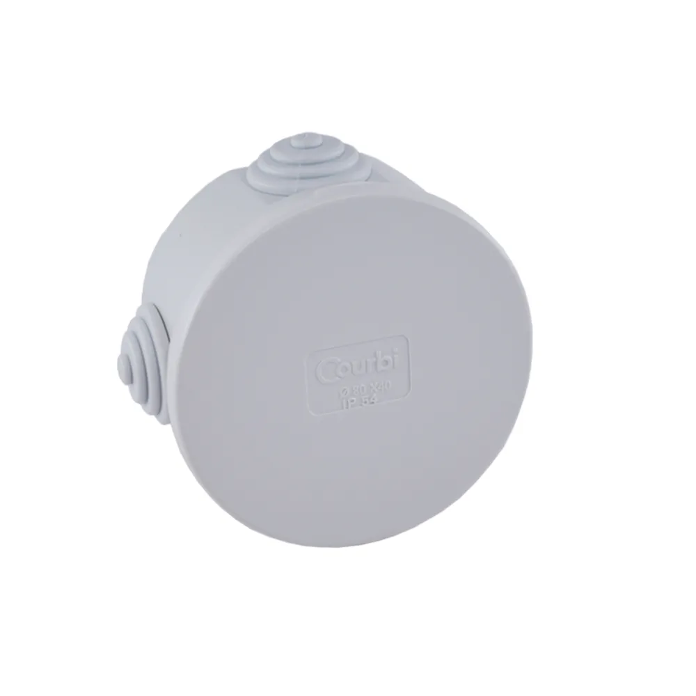 Κουτί Διακλάδωσης Στρογγυλό Στεγανό 65x35 IP54