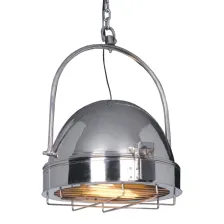 Κρεμαστό Φωτιστικό OLD NAVY 1xΕ27 Χρώμιο (d.28-h.135cm)