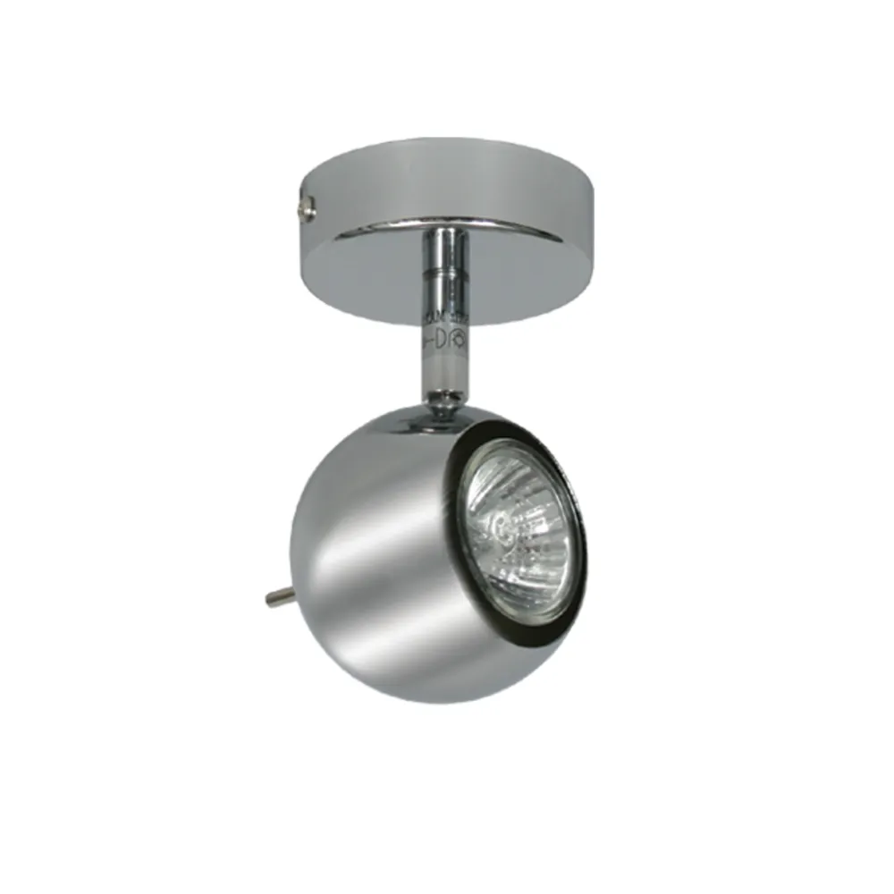 Σποτ LIN 1xGU10 Χρώμιο (d8-h14.5cm)