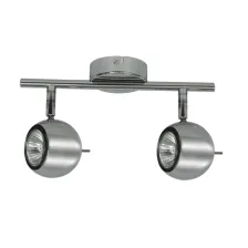 Σποτ LIN 2xGU10 Χρώμιο (d.8-l.26,5-h.14.5cm)