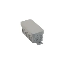 Κουτί Στεγανό Διακλάδωσης Halogen Free 90x43x40mm Πρεσαριστό Καπάκι IP55 Γκρι