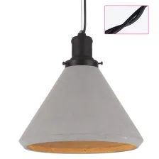 Κρεμαστό Φωτιστικό ΒΕΤΟΝ DARK Φυσικό Τσιμέντο 1xE27 (d.28-h.20cm)