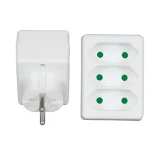 Αντάπτορας από Σούκο σε ΙΙΙ Διπολικά 3x2.5Α, Ασφάλεια Παίδων,PVC packing ΗΜΡΡ/02780