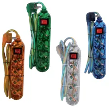 Πολύμπριζο 4 Σούκο,Διακόπτη,Ασφάλεια Παίδων,3x1.5mm2 1.5m,Χρωματιστό,Electropack,PVC με κρέμαση