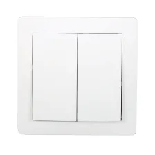 Διακόπτης Διπλός Χωνευτός blister